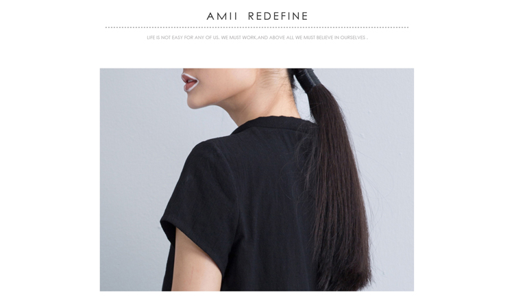 AMIIREDEFINE2015秋新品立领绣花前短后长纯棉大码衬衫女61570860 砖红 XL