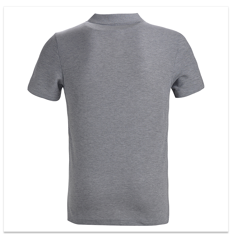 peak匹克2015夏季新品翻领男子短t时尚百搭款透气短袖t恤f652117浅花