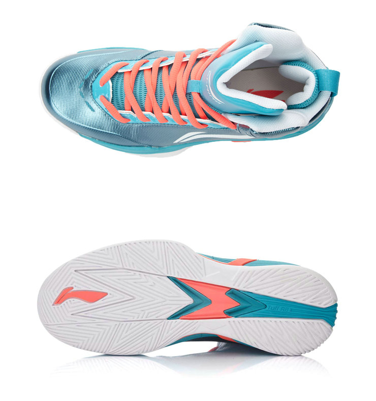 李宁旗舰店2015新品驭帅9代td男子篮球外场鞋abfk017-1/-5 蝴蝶兰