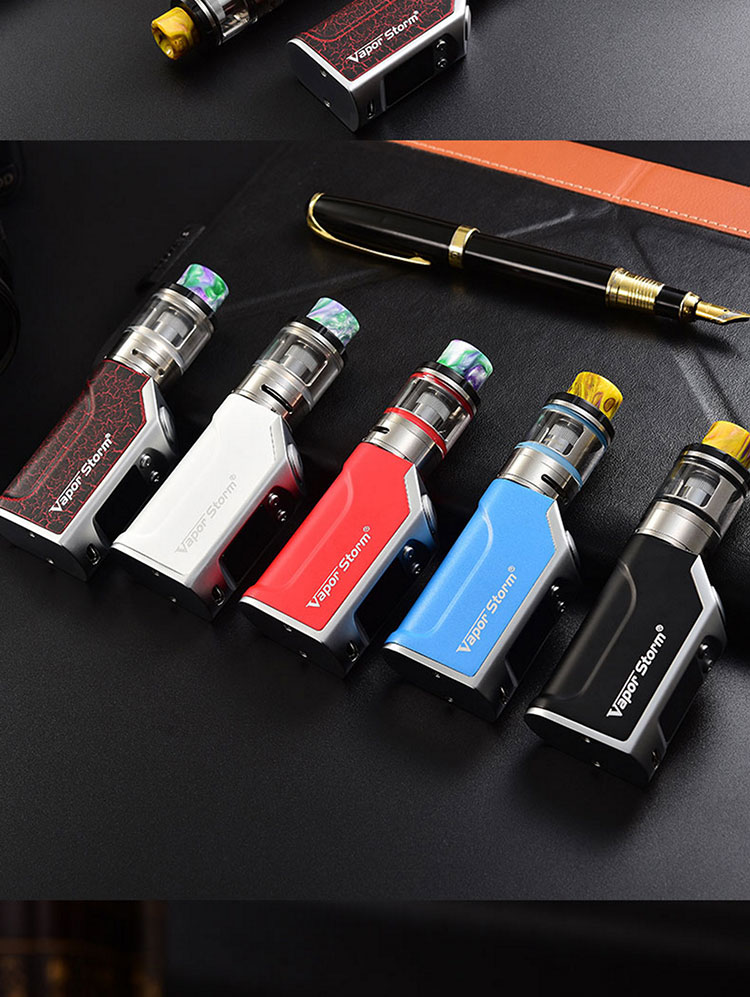 vapor storm电子烟套装风暴50w蒸汽烟水烟油超大烟雾 白色