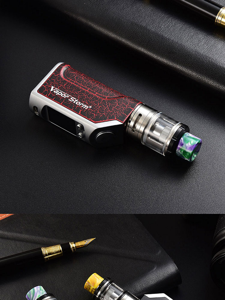 vapor storm电子烟套装风暴50w蒸汽烟水烟油超大烟雾 白色