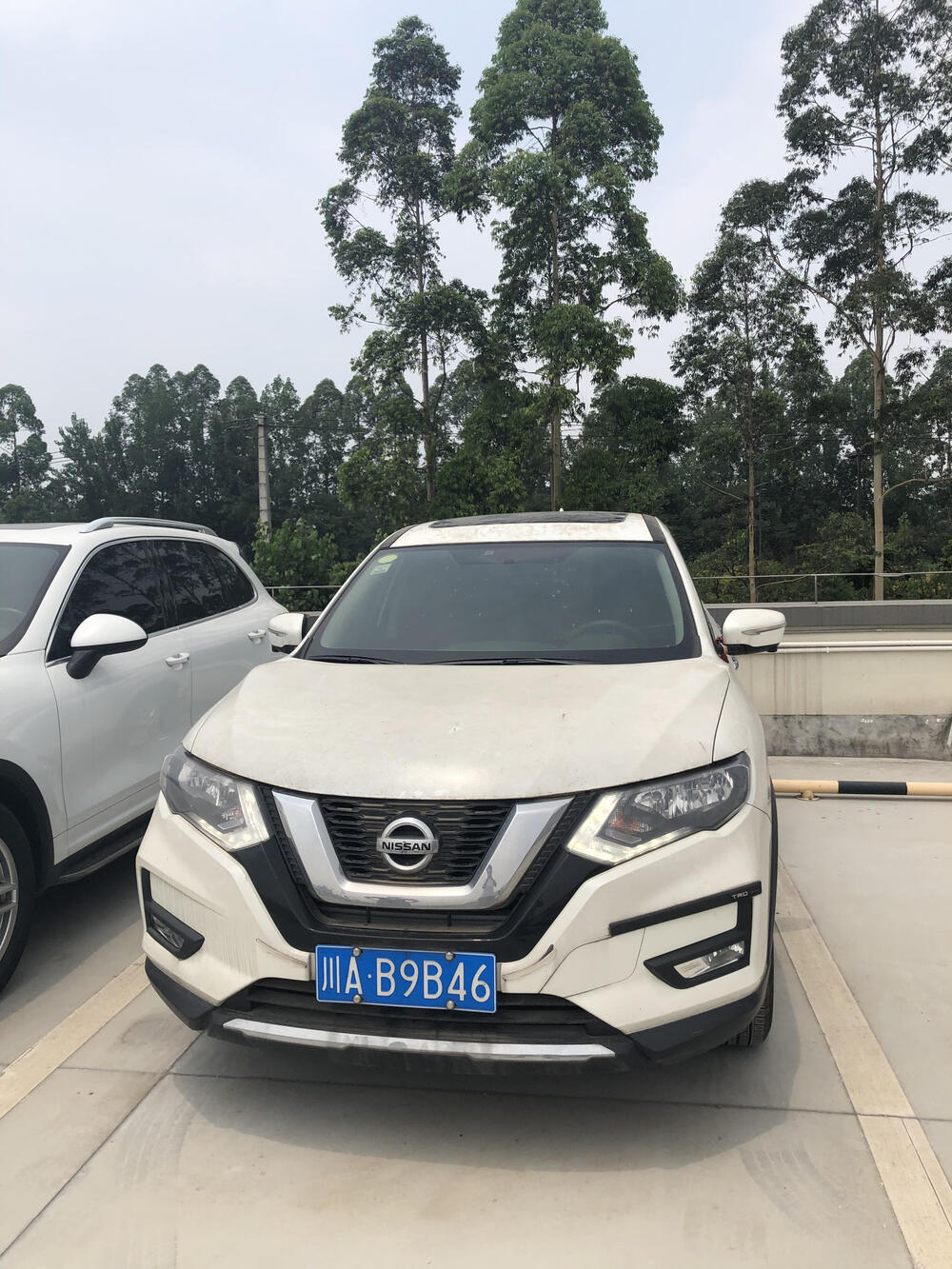 第一次拍卖车牌为川ab9b46的东风日产牌车辆