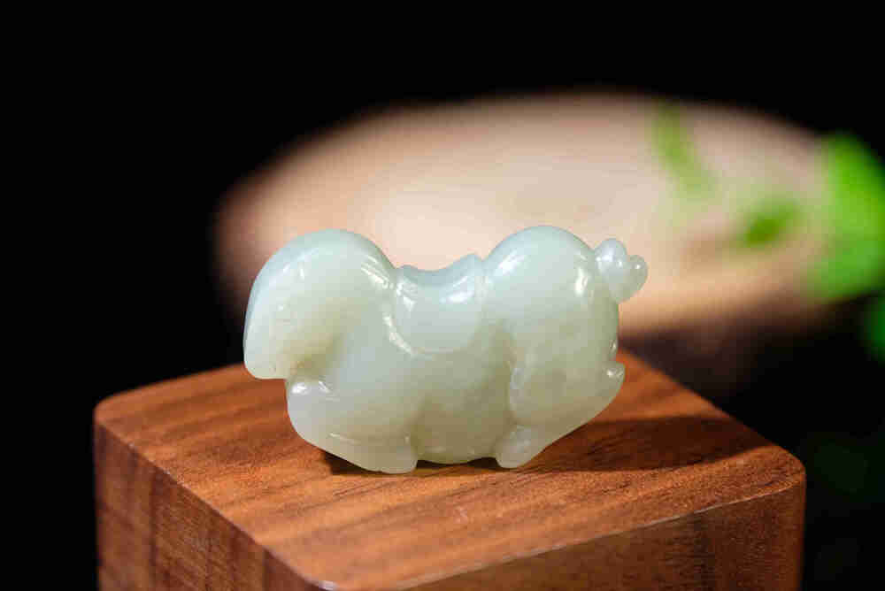 cr111 天然和田玉唐马吊坠-京东司法拍卖