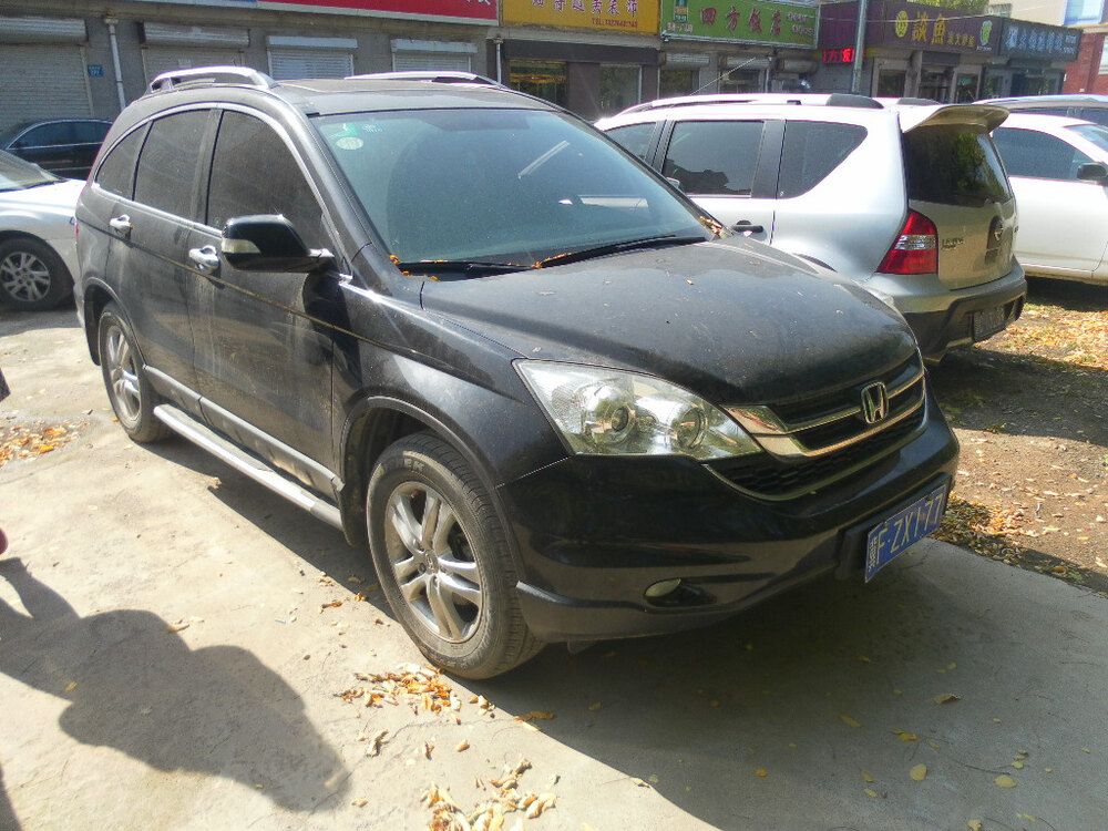 本田思威牌dhw6452b黑色汽车车牌号冀61fzx177