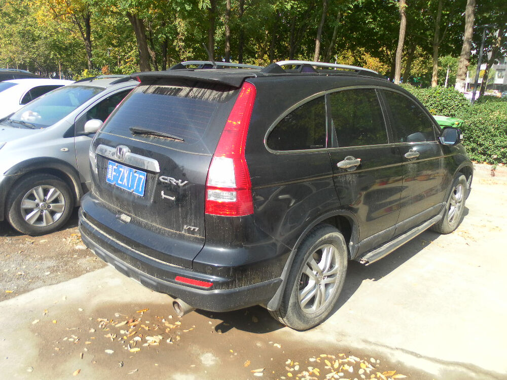 本田思威牌dhw6452b黑色汽车车牌号冀61fzx177