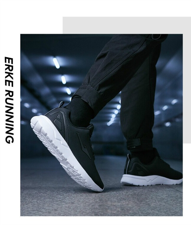 Hongxing Erke men's running shoes shock-absorbing