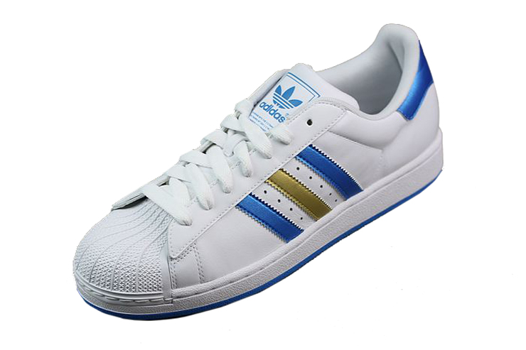 三叶草/adidas 男士板鞋 superstar ii pw g43725 白色 44.