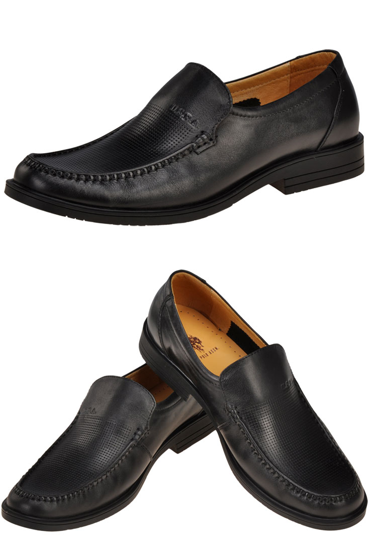 u.s. polo assn.美国马球协会 绅士时尚休闲皮鞋 c650257-58 棕色 39