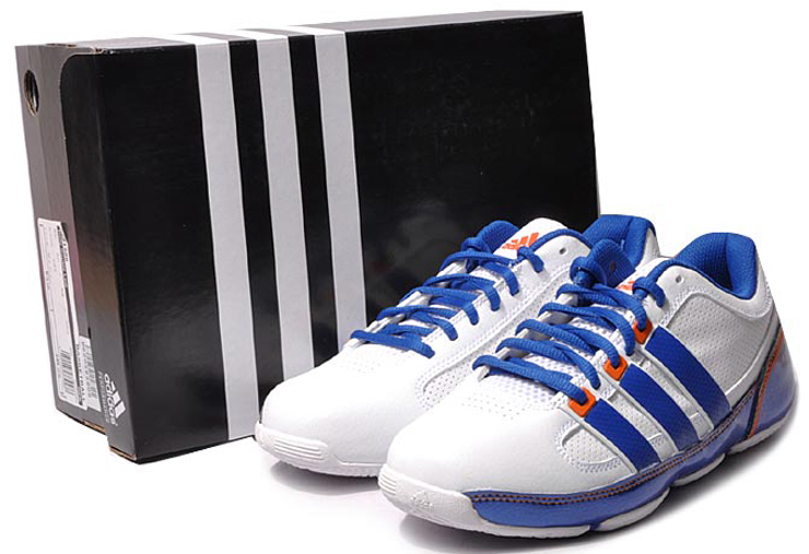 adidas/阿迪达斯 g21509 daily double low sy 男士篮球鞋 白蓝 41