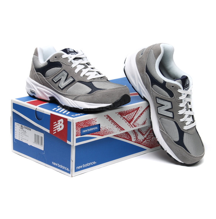 new balance 新百伦跑步鞋 男鞋 ml330gsn-2e 青泥灰 蓝 银色 42.