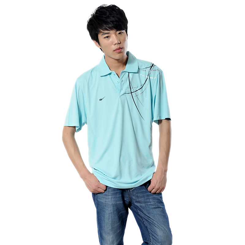 运动 t恤 双星cooldry抗紫外线男款乒乓球羽.