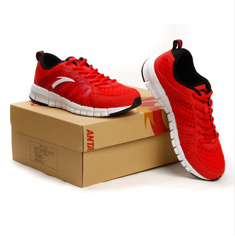 anta 安踏跑步鞋 男鞋 11225580-1 11225580-2 11225580-3 国旗红