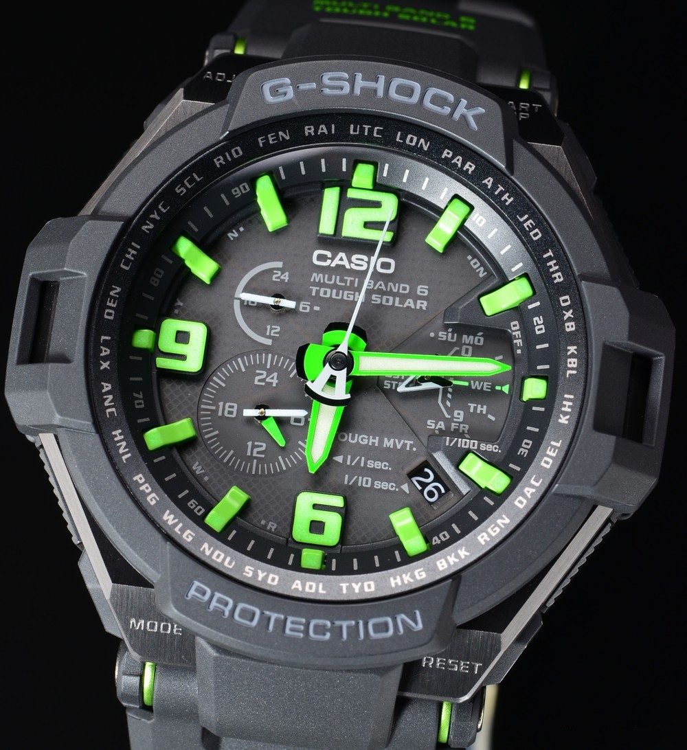 【正品行货】casio卡西欧 g-shock gw-4000-1a/1a3d 六局电波男表 黑
