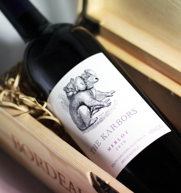 原瓶进口红酒 澳州代表性红考拉2009干红葡萄酒 750ml-京东