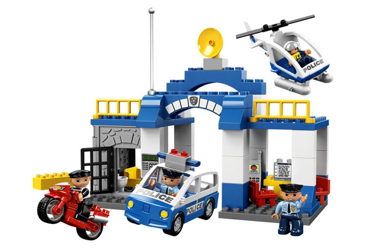 lego乐高 得宝创意系列 警察局 l5681