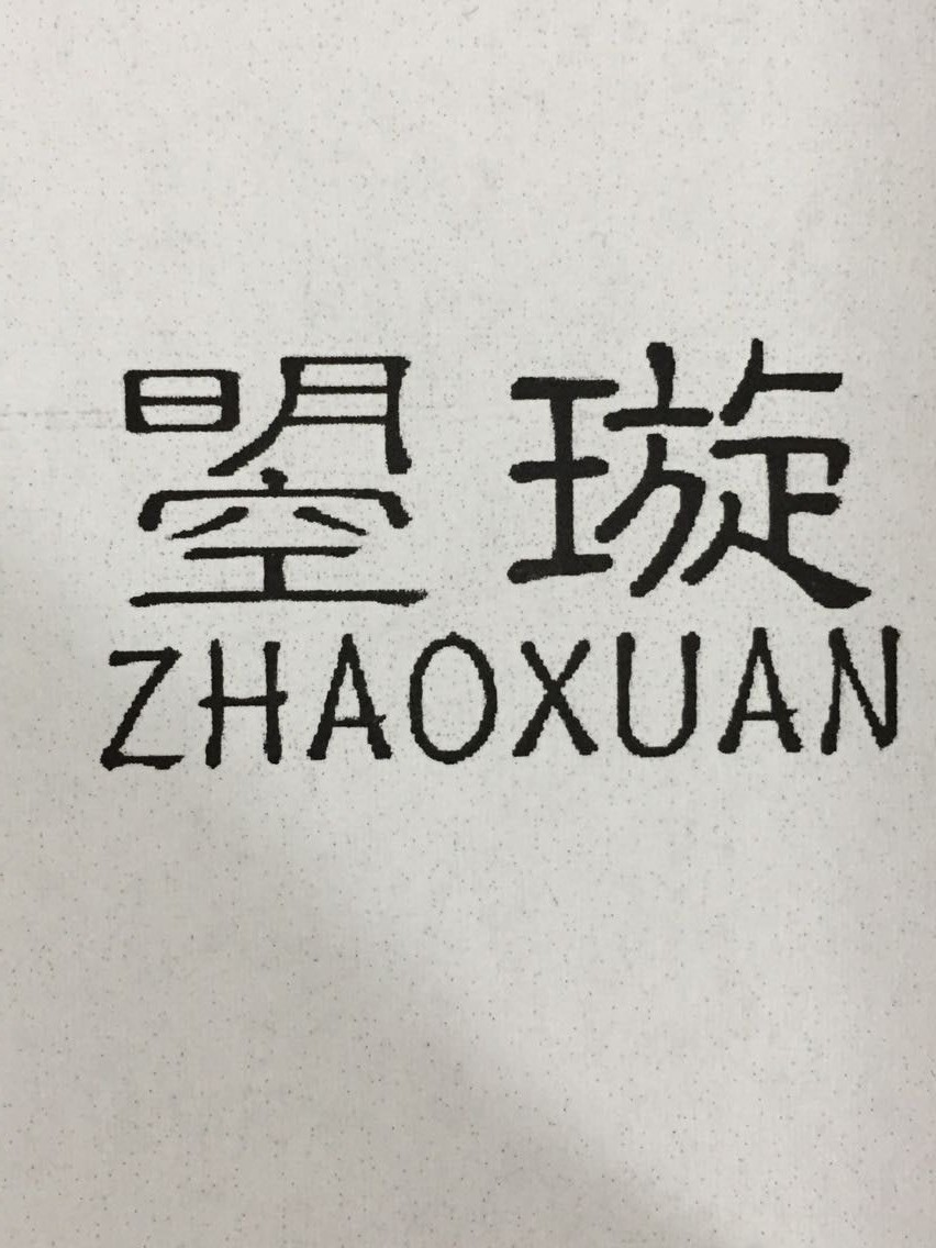 曌璇（zhaoxuan）