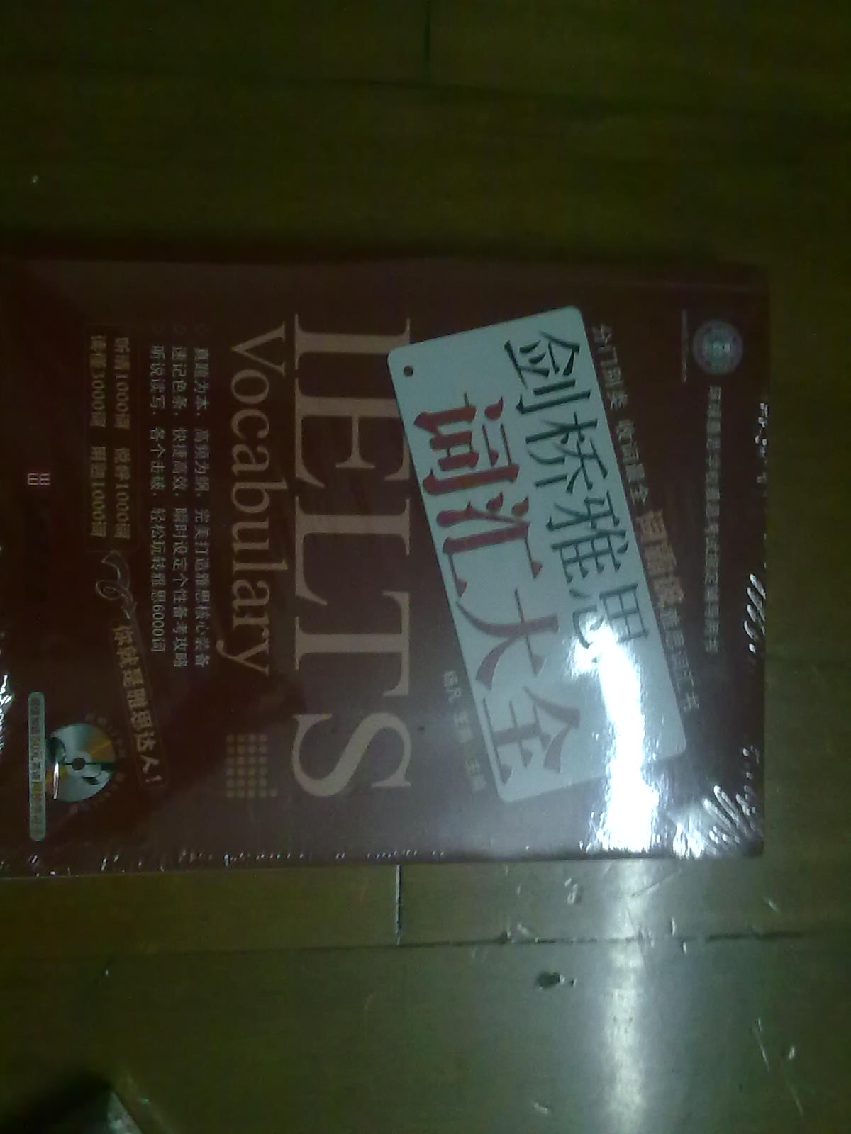 环球雅思学校考试指定辅导用书：剑桥雅思词汇大全 实拍图