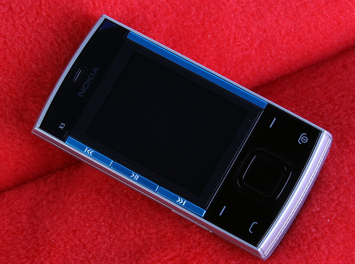 诺基亚(nokia)x3 gsm手机(银蓝)非定制机--x3音乐机不错