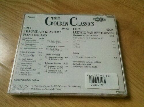 中图原装进口系列：CD1钢琴梦，CD2贝多芬176016-2（2CD）（京东专卖） 实拍图