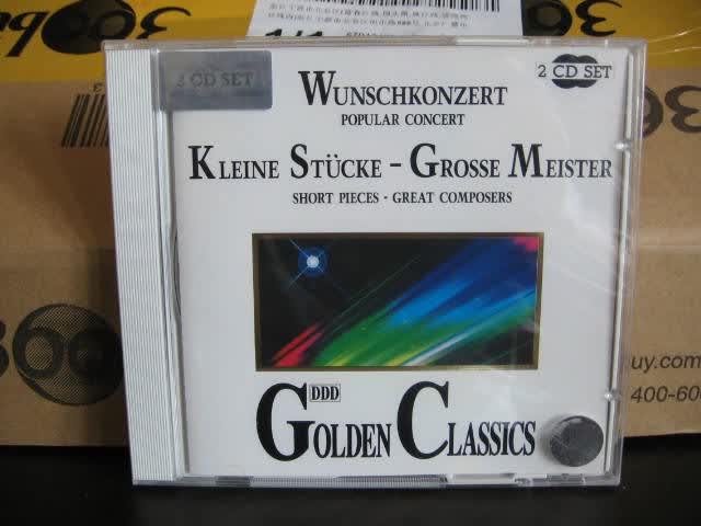 中图原装进口系列：Wunschkonzert，KleineStucke（176018-2）（2CD）（京东专卖） 实拍图
