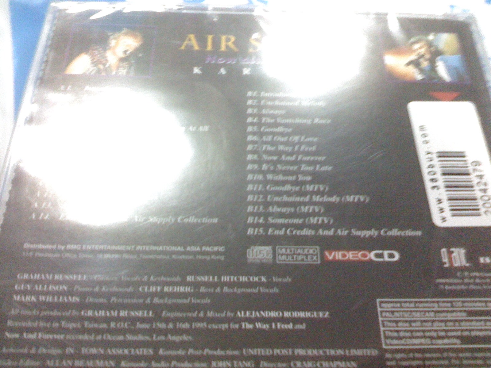 中图BMG69原装进口系列：Air Supply Now and Forever（VCD）（京东专卖） 实拍图