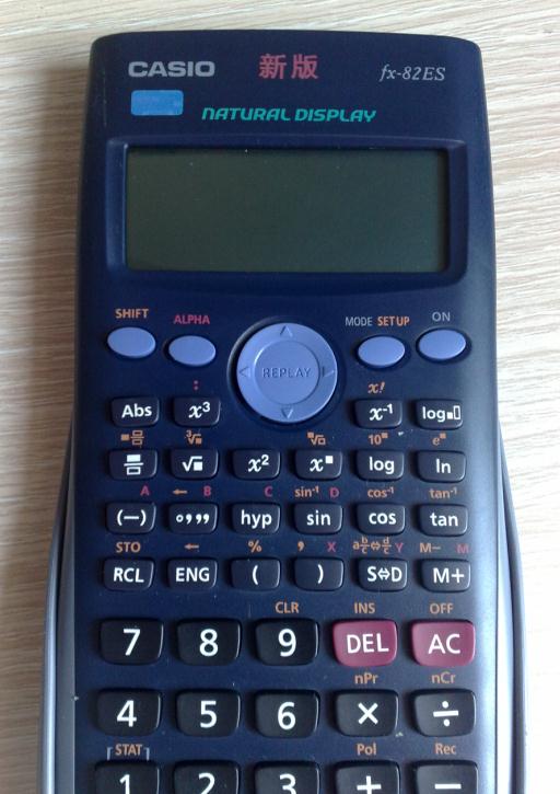 卡西欧(casio)函数计算器 fx-82es 学生版 黑色