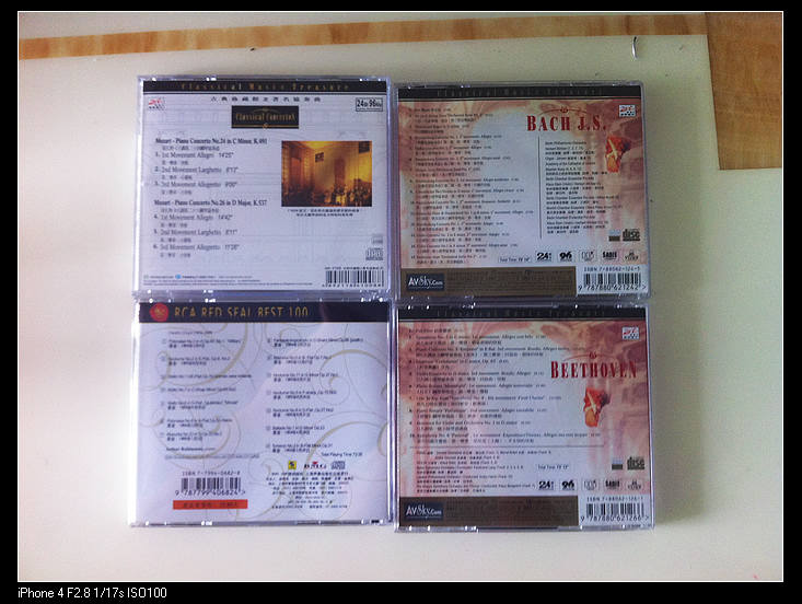 中图引进版DDD数码录制系列：音乐巨匠：巴赫名曲精粹 DDD41081（CD）（京东专卖） 实拍图