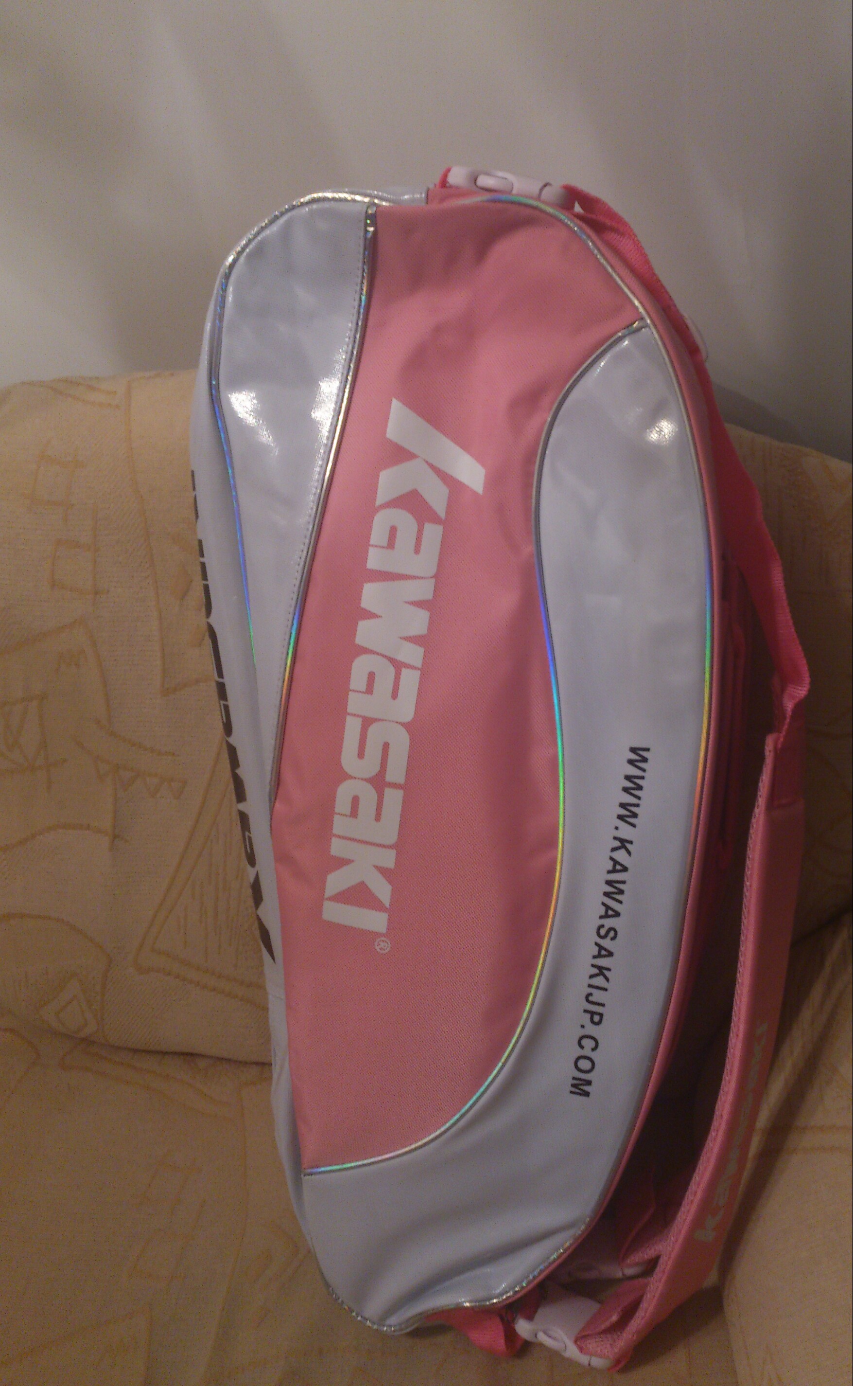 kawasaki川崎羽毛球包单肩双肩背包拍包男女袋6支装羽球包手提拍袋多