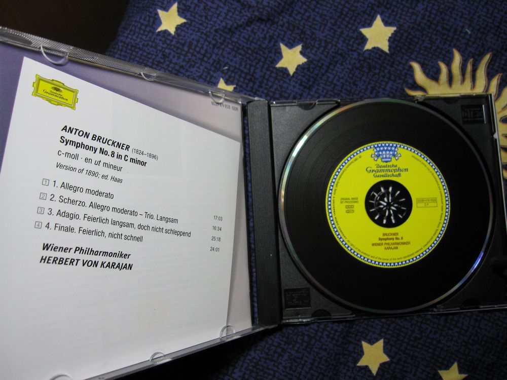 进口CD 大禾花系列布鲁克纳：第八交响曲卡拉扬（CD） 实拍图