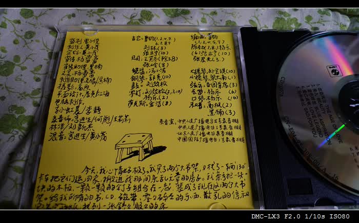 老狼：恋恋风尘（CD） 实拍图