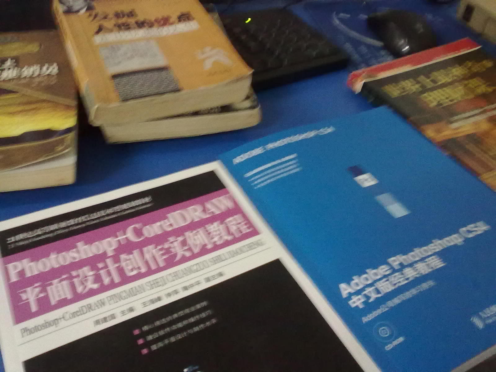 Photoshop+CorelDRAW平面设计创作实例教程（附光盘） 实拍图