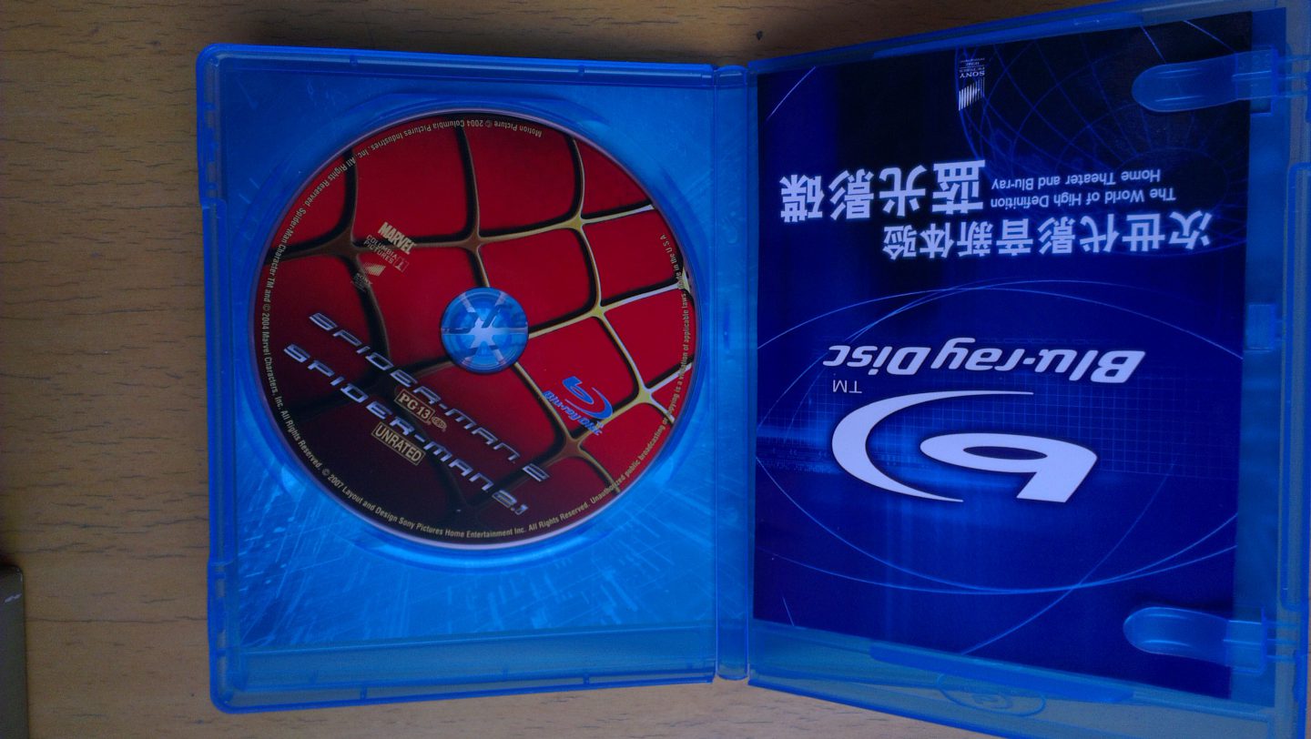 蜘蛛侠2（蓝光碟 BD50 特价促销版） 实拍图
