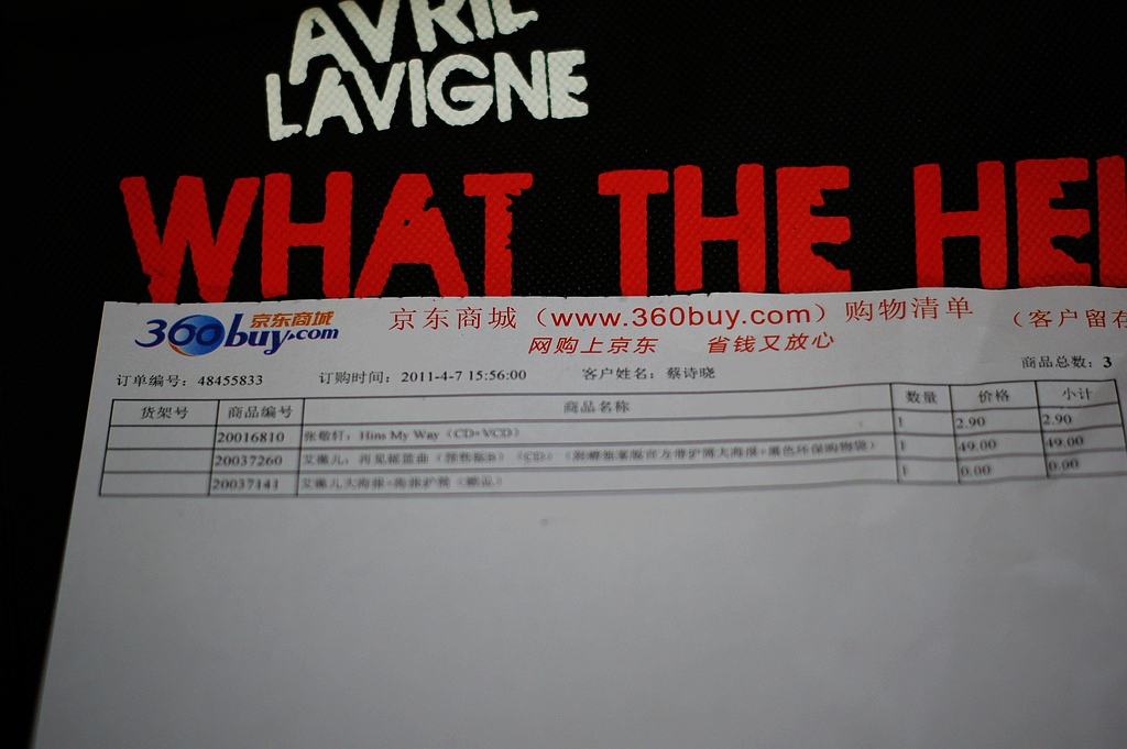 艾薇儿：再见摇篮曲（预售版B）（CD） 实拍图