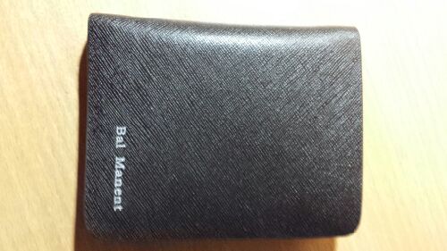 巴玛特（Bal Manent）真皮钱包男头层牛皮男士钱包超薄钱夹男短款多卡位牛皮皮夹男Q004 黑色横款 竖款 实拍图