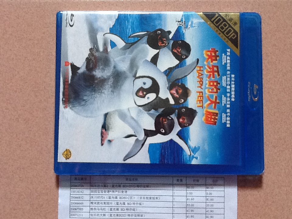 快乐的大脚2（蓝光碟 BD+DVD 特价促销） 实拍图