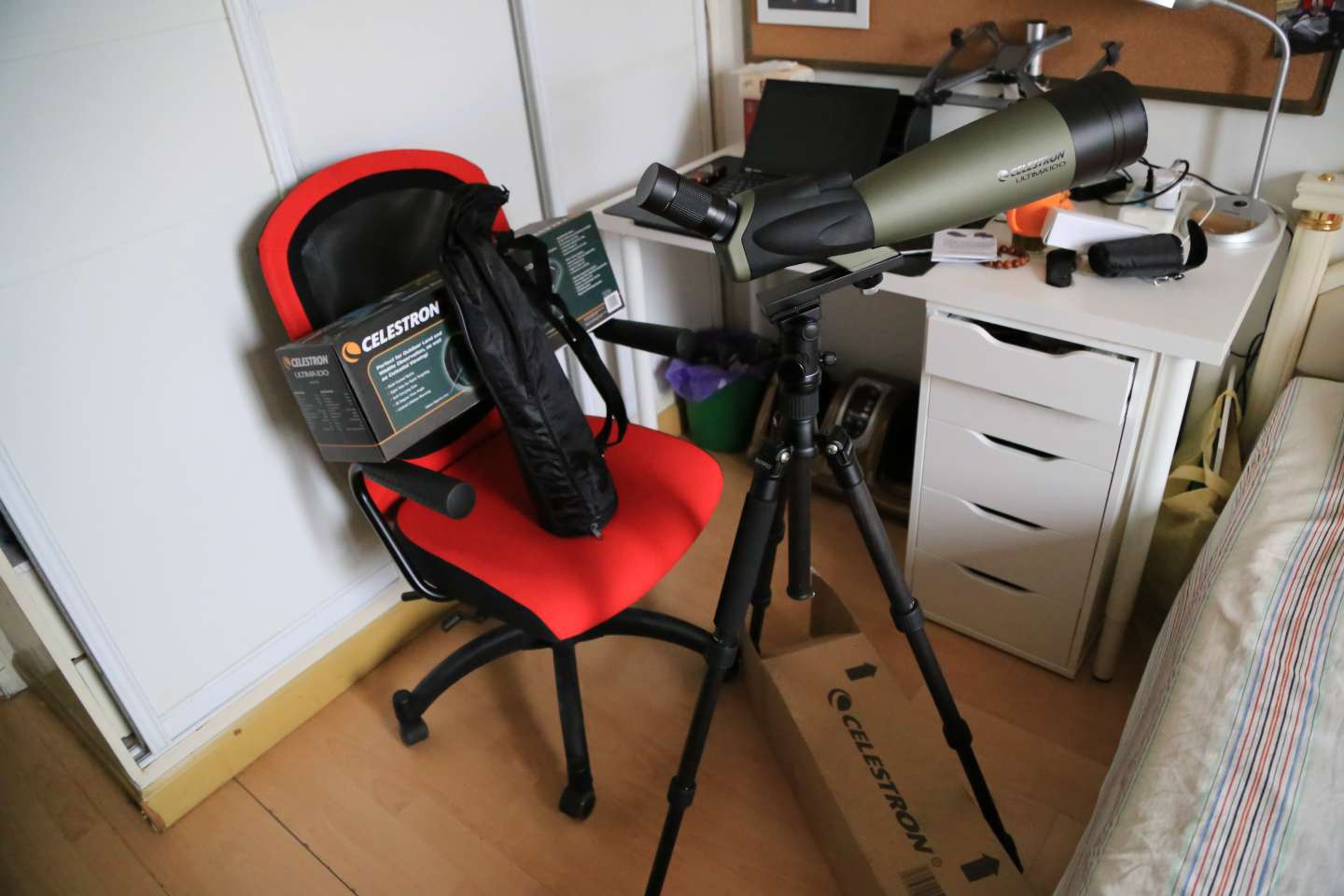 星特朗Celestron远方C22-66X100A观鸟望远镜单筒观景镜可接单反 实拍图