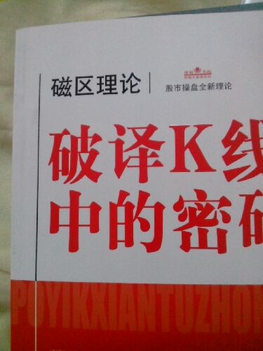 理财学院炒股大智慧系列·磁区理论：破译K线图中的密码 实拍图