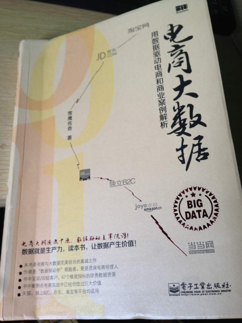电商大数据：用数据驱动电商和商业案例解析(博文视点出品) 实拍图