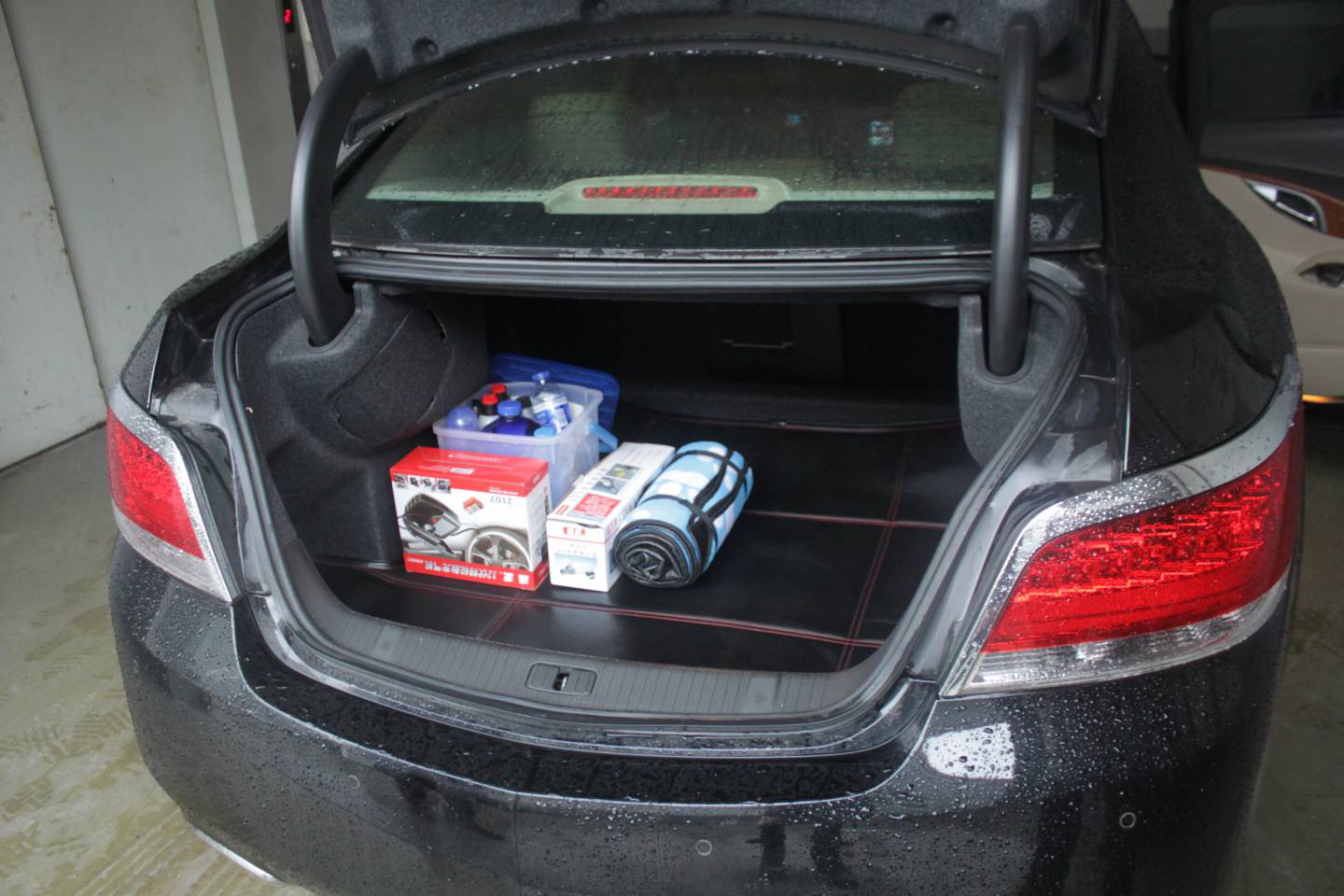 great life 汽车后备箱垫 行李箱尾箱垫 可折叠 专车专用定制黑色