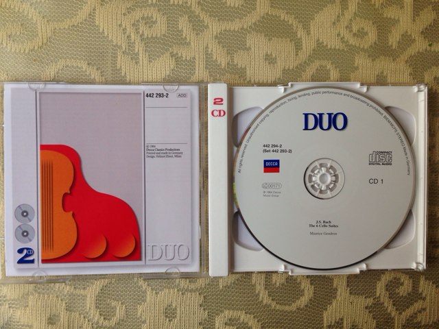 进口CD 巴赫：6首大提琴独奏组曲（2CD） 实拍图
