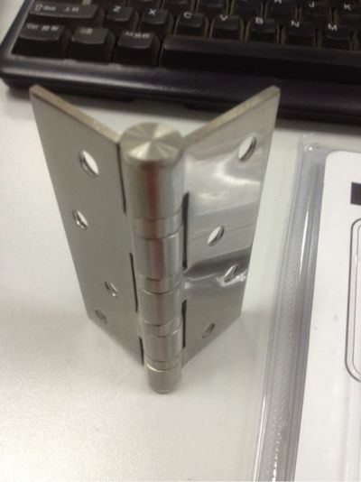 Demann不锈钢4吋合页 单片装 HY1212D 实拍图