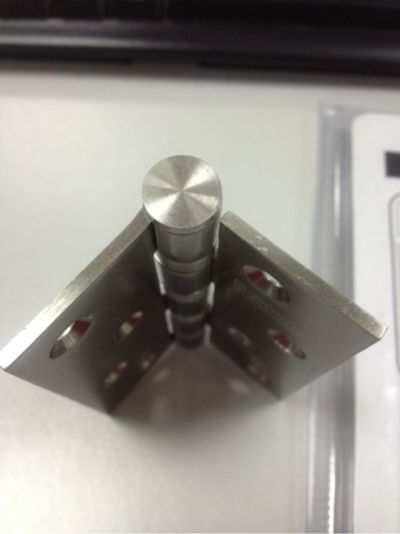 Demann不锈钢4吋合页 单片装 HY1212D 实拍图