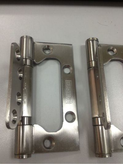 Demann不锈钢4吋轴承子母合页\/铰链 厚3mm 两片装 HY1210S 实拍图