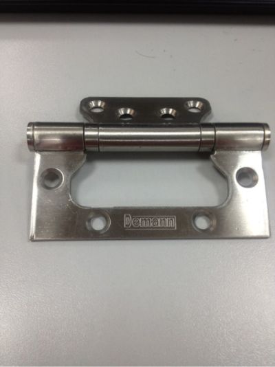 Demann不锈钢4吋轴承子母合页\/铰链 厚3mm 两片装 HY1210S 实拍图