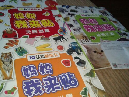 IQ认知贴纸书·妈妈我来贴：缤纷世界 实拍图