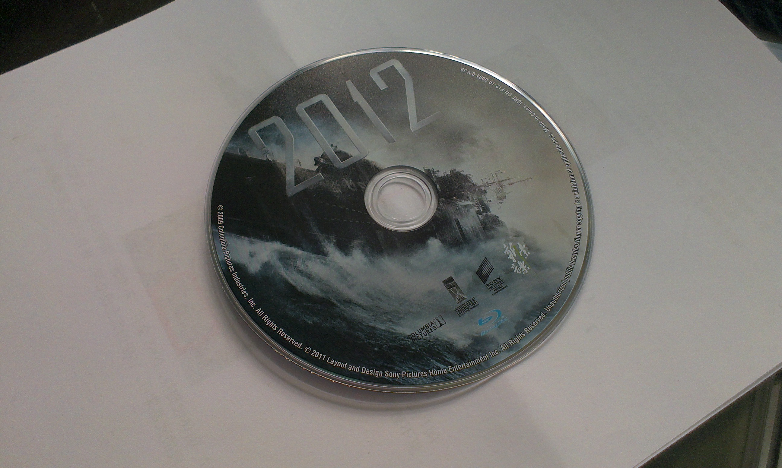 2012（蓝光碟 BD50）（京东专卖特价） 实拍图