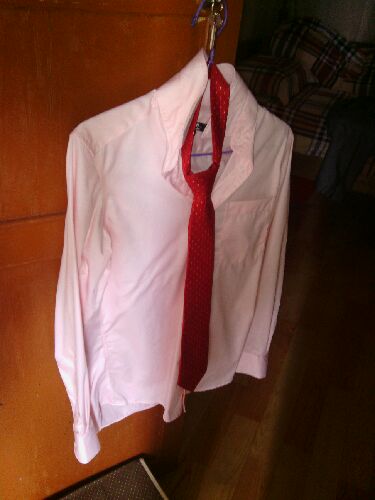 墨诺佰2025春季新款男士商务衬衫男修身免烫抗皱长袖衬衣职业正装 浅粉 38 码（100-115斤） 实拍图