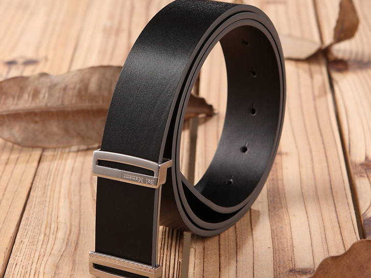 巴玛特（Bal Manent）皮带男真皮 平滑扣商务皮带休闲牛皮裤腰带男 父亲节生日礼物 咖啡色|专柜礼盒 120cm 【裤码35-37】 实拍图