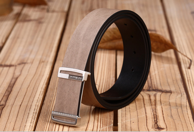 巴玛特（Bal Manent）皮带男真皮 平滑扣商务皮带休闲牛皮裤腰带男 父亲节生日礼物 咖啡色|专柜礼盒 120cm 【裤码35-37】 实拍图