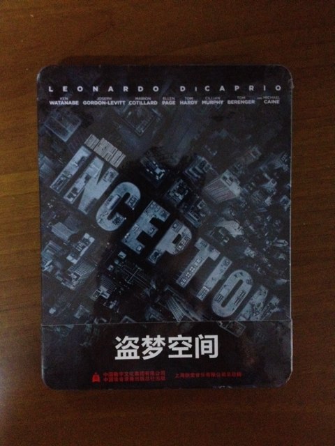 盗梦空间（蓝光碟  BD50）（京东专卖经典铁盒版） 实拍图